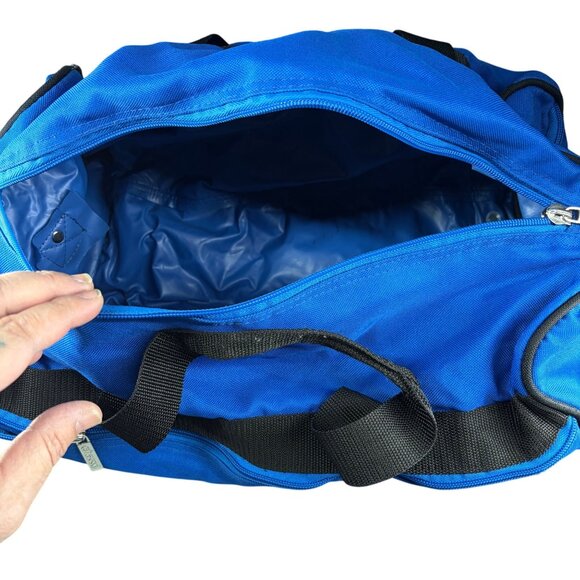 Blue Chassé Cheerleader Duffel Bag With White Star Print - Picture 6 of 10